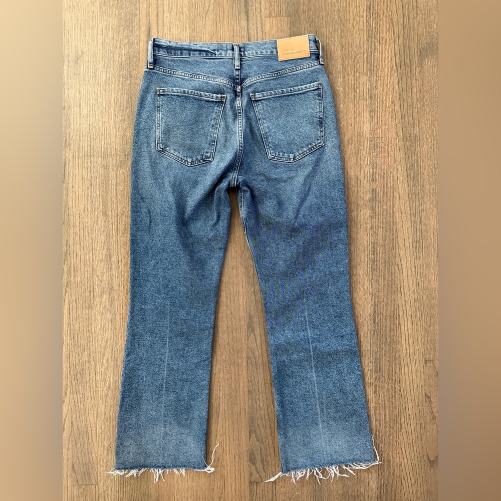 Citizens of Humanity Cropped Isola Raw Hem Premium Vintage Jeans-Size 27 - Picture 6 of 14